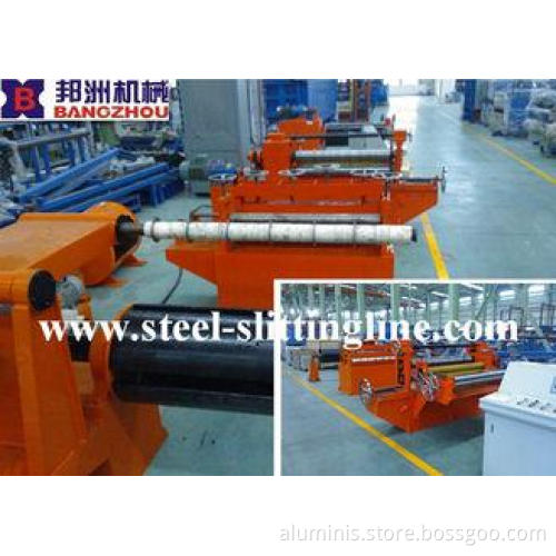 Metal Simple Steel Slitting Line For Steel Coils with Recoi
